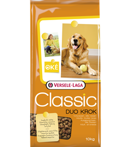 Croquettes pour chien adulte Versele-Laga Classic Duo Krok pour une alimentation équilibrée.