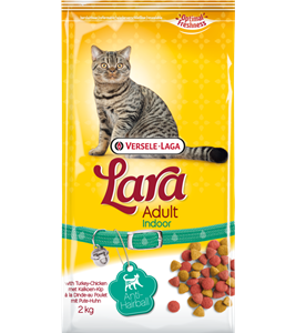 Croquettes économiques Lara Adulte Indoor anti-boules de poils pour chat.