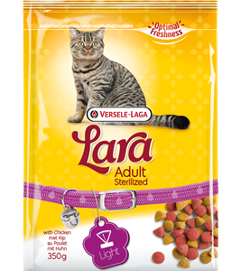 Croquettes Versele-Laga Lara Adulte Stérilisé Light pour chat.