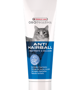 Complément alimentaire anti-boules de poils pour chat.
