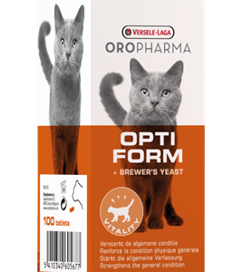 Complément alimentaire Opti Form booster général pour chat.