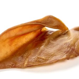 Oreille de cochon naturelle à mâcher pour chien.